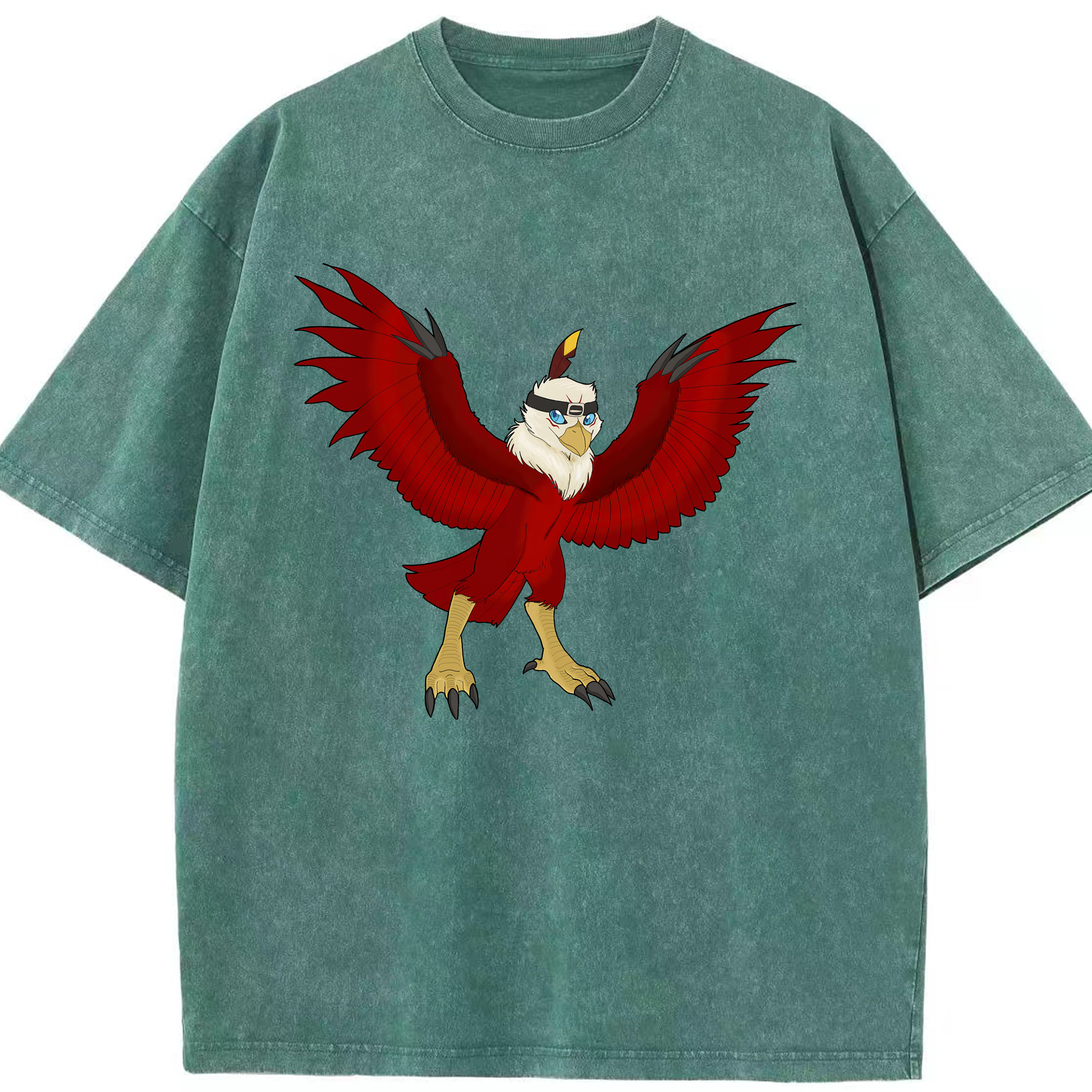 （画像用） Digimon デジタルモンスター/デジモン 綿100% ヴィンテージ風 半袖Tシャツ（フロントプリント）